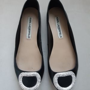 Karl Lagerfeld ballerina flats - size 6